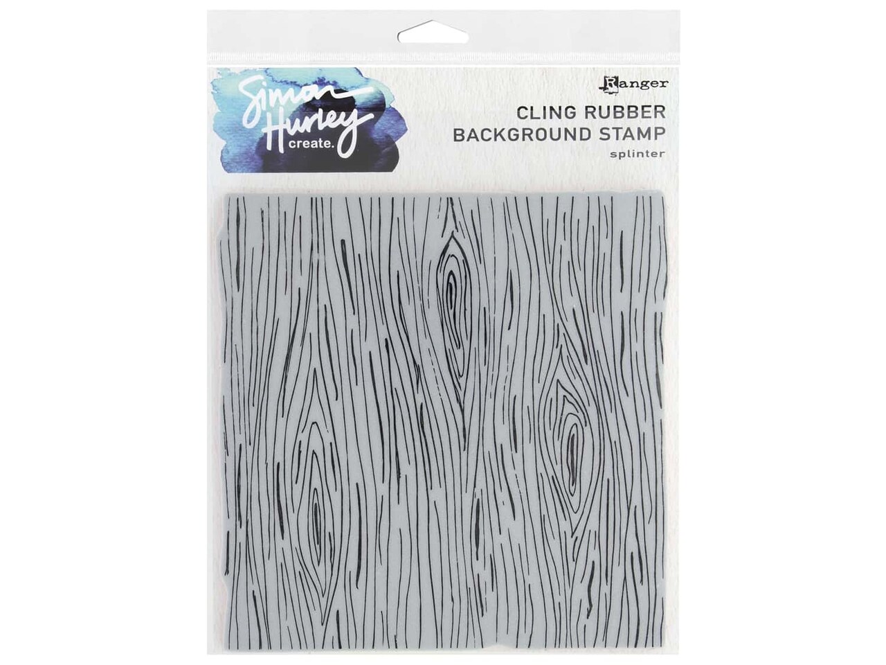 Ranger Stamp Simon Hurley Create 6 in. x 6 in. Cling Splinter